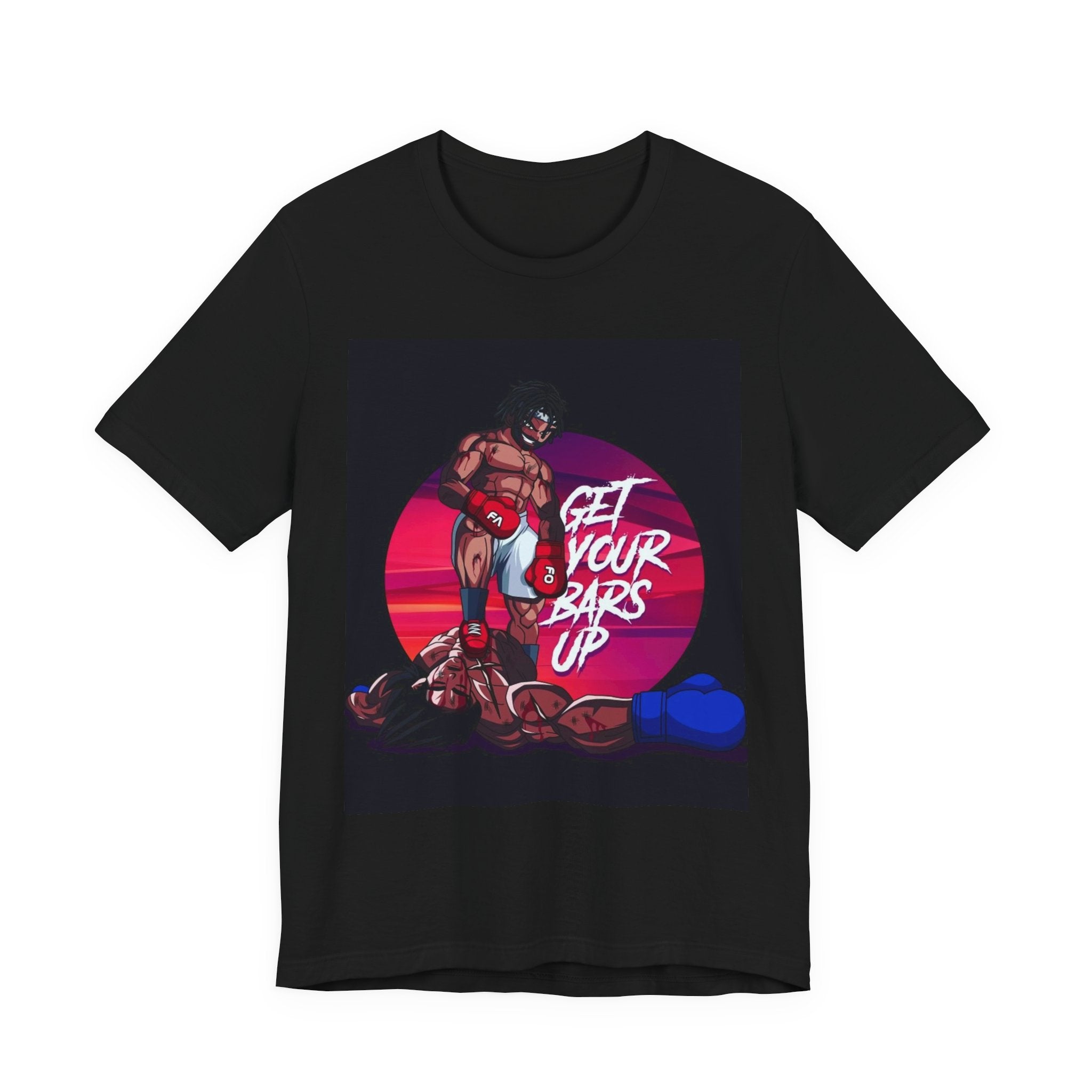 Get Your Bars Up Boxing Tee — Retro Fight Motivational T-Shirt
