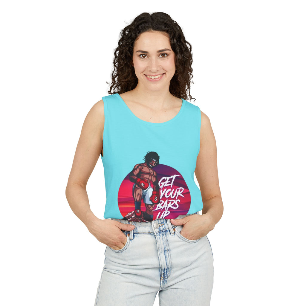Get Your Bars Up Tank Top — Motivational Boxing Fitness Tee