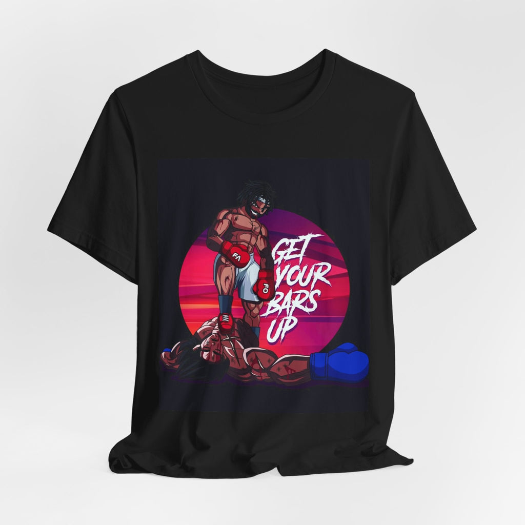 Get Your Bars Up Boxing Tee — Retro Fight Motivational T-Shirt