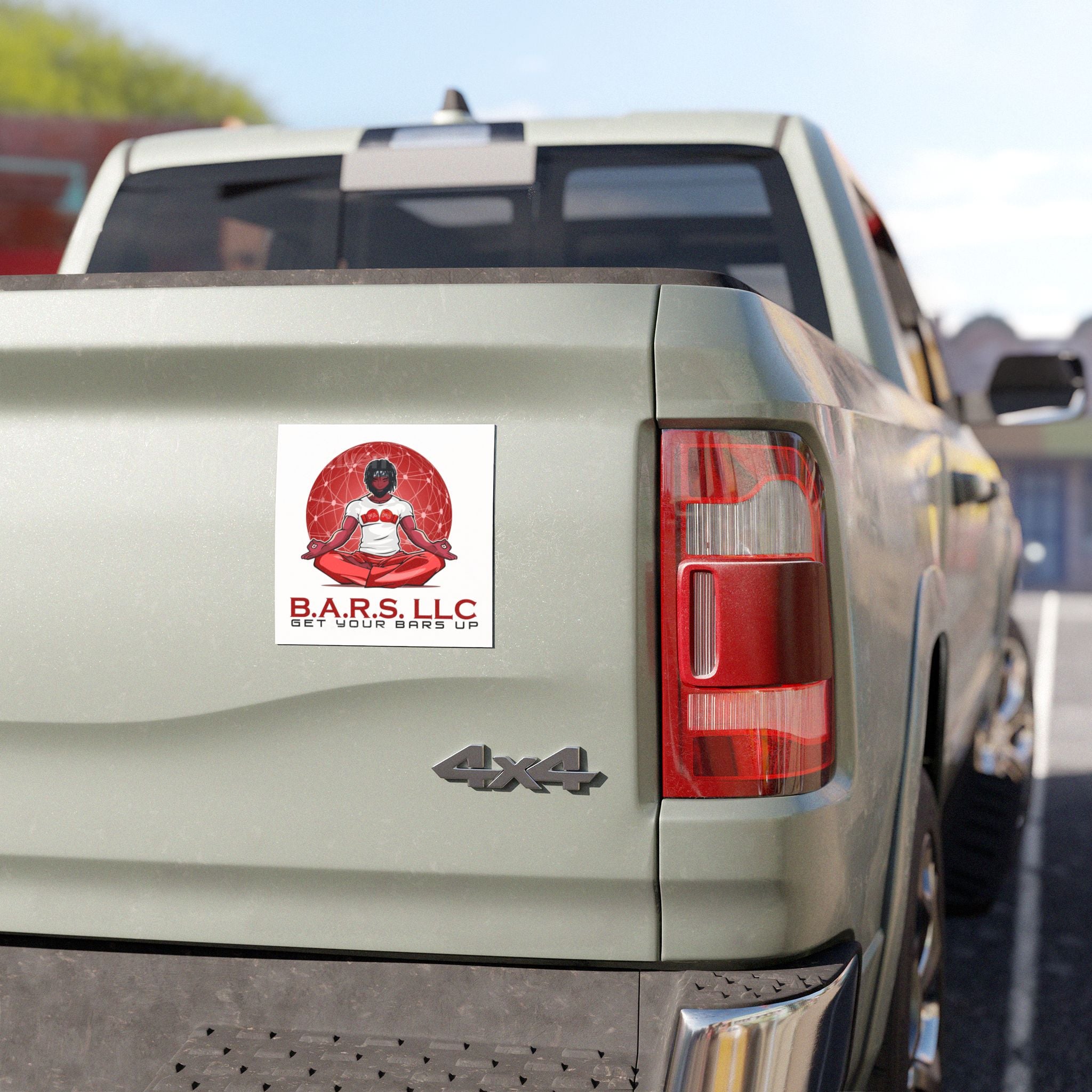 Car Magnet — B.A.R.S. LLC “Get Your Bars Up” Meditation Logo