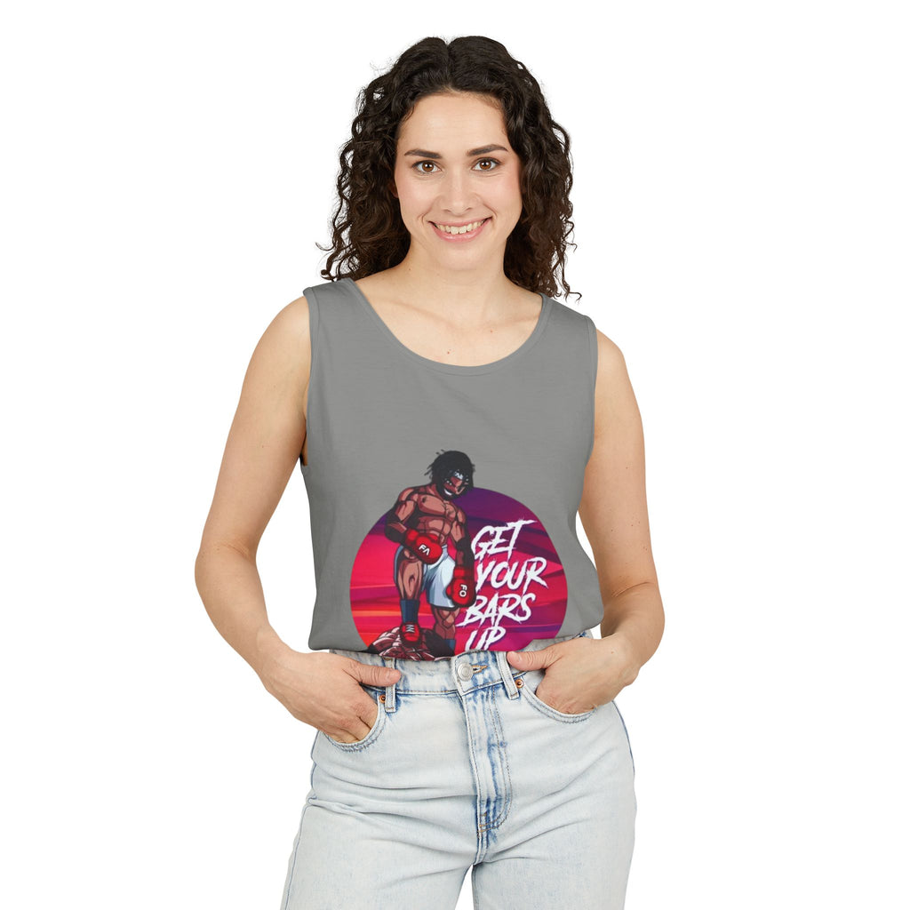 Get Your Bars Up Tank Top — Motivational Boxing Fitness Tee