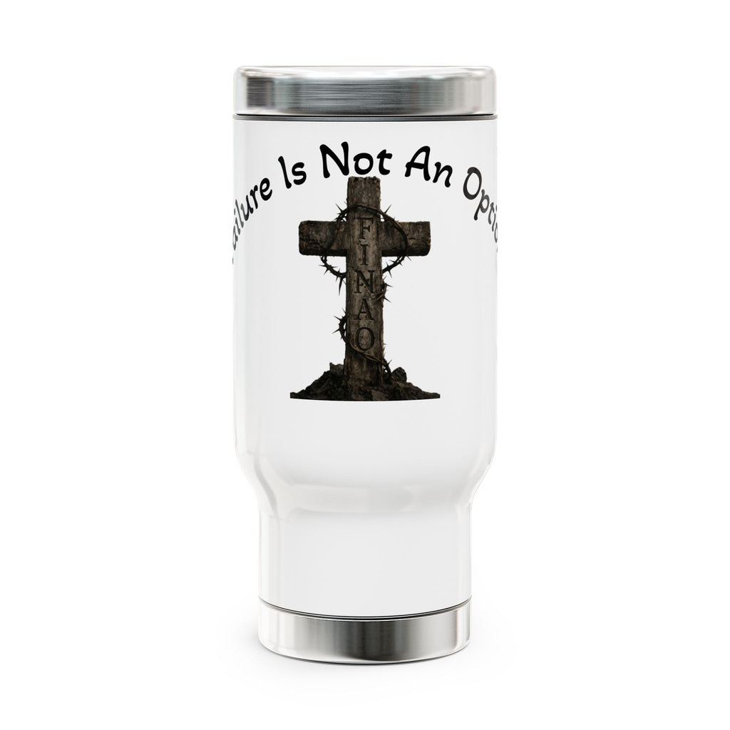 FINAO Stainless Steel Travel Mug with Handle, 14oz