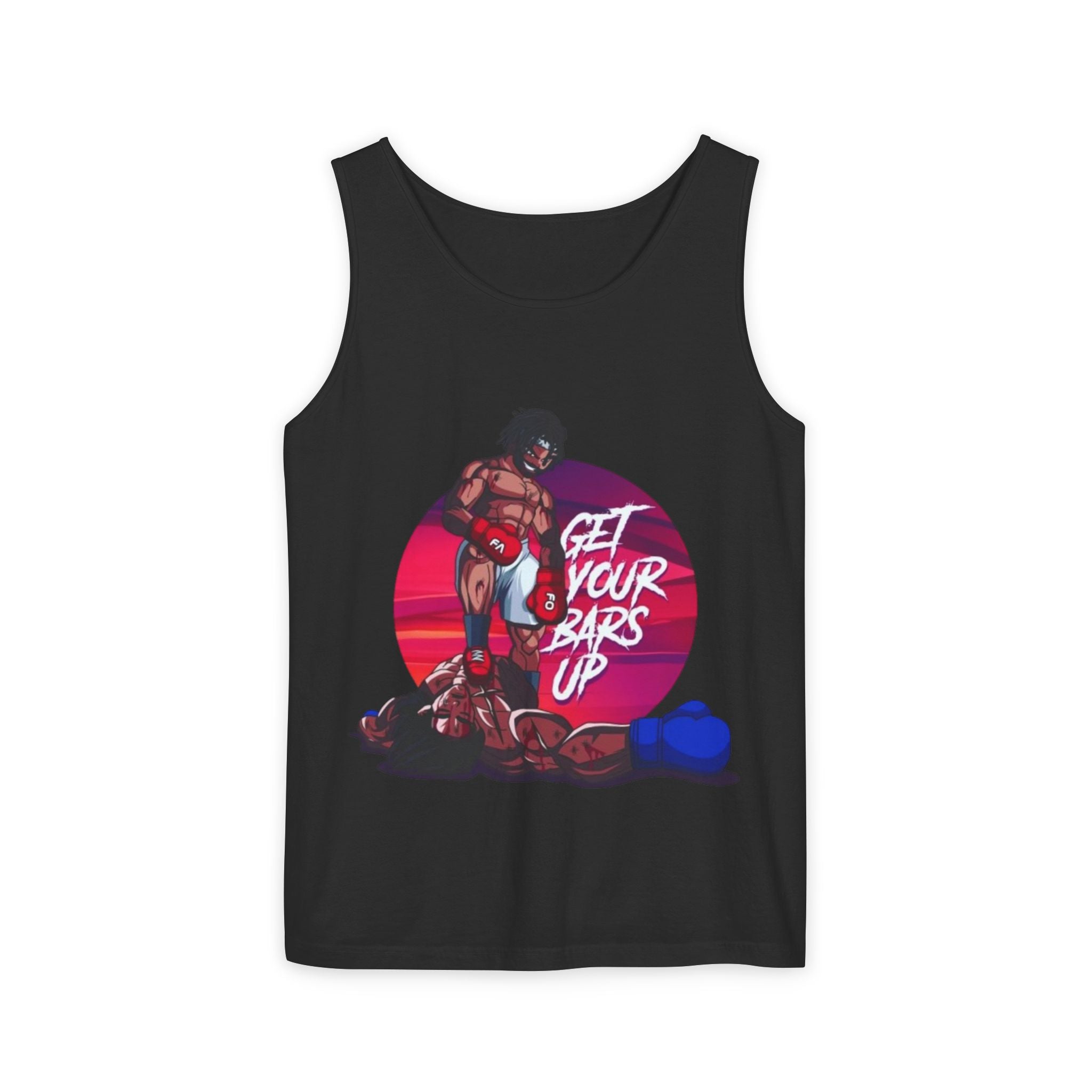 Get Your Bars Up Tank Top — Motivational Boxing Fitness Tee