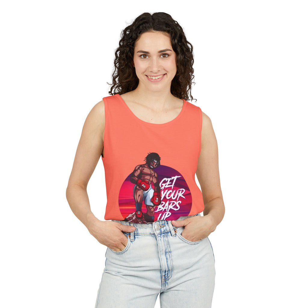 Get Your Bars Up Tank Top — Motivational Boxing Fitness Tee