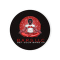 B.A.R.S. LLC Cork Back Coaster — Get Your Bars Up Meditation Drink Coaster