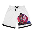 Get Your Bars Up Basketball Shorts — Boxing Graphic Athletic Shorts