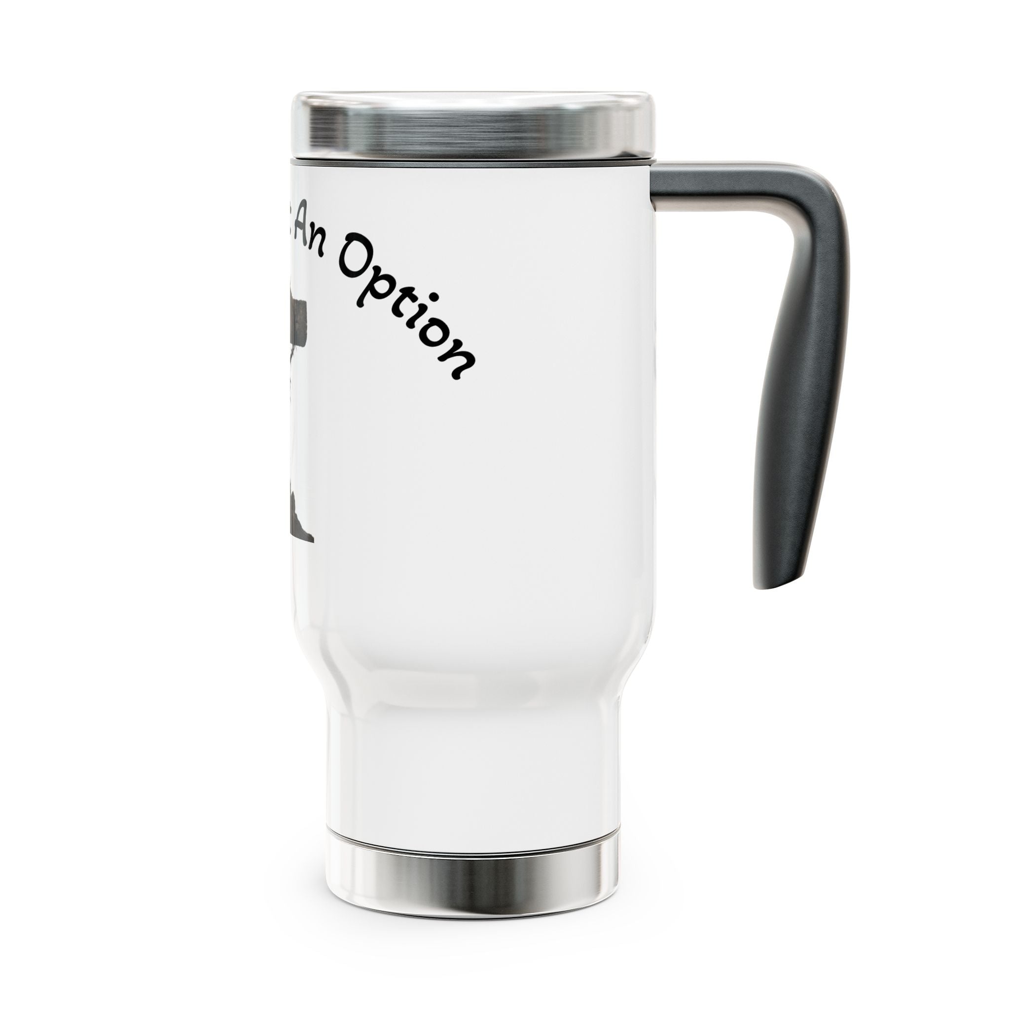 FINAO Stainless Steel Travel Mug with Handle, 14oz