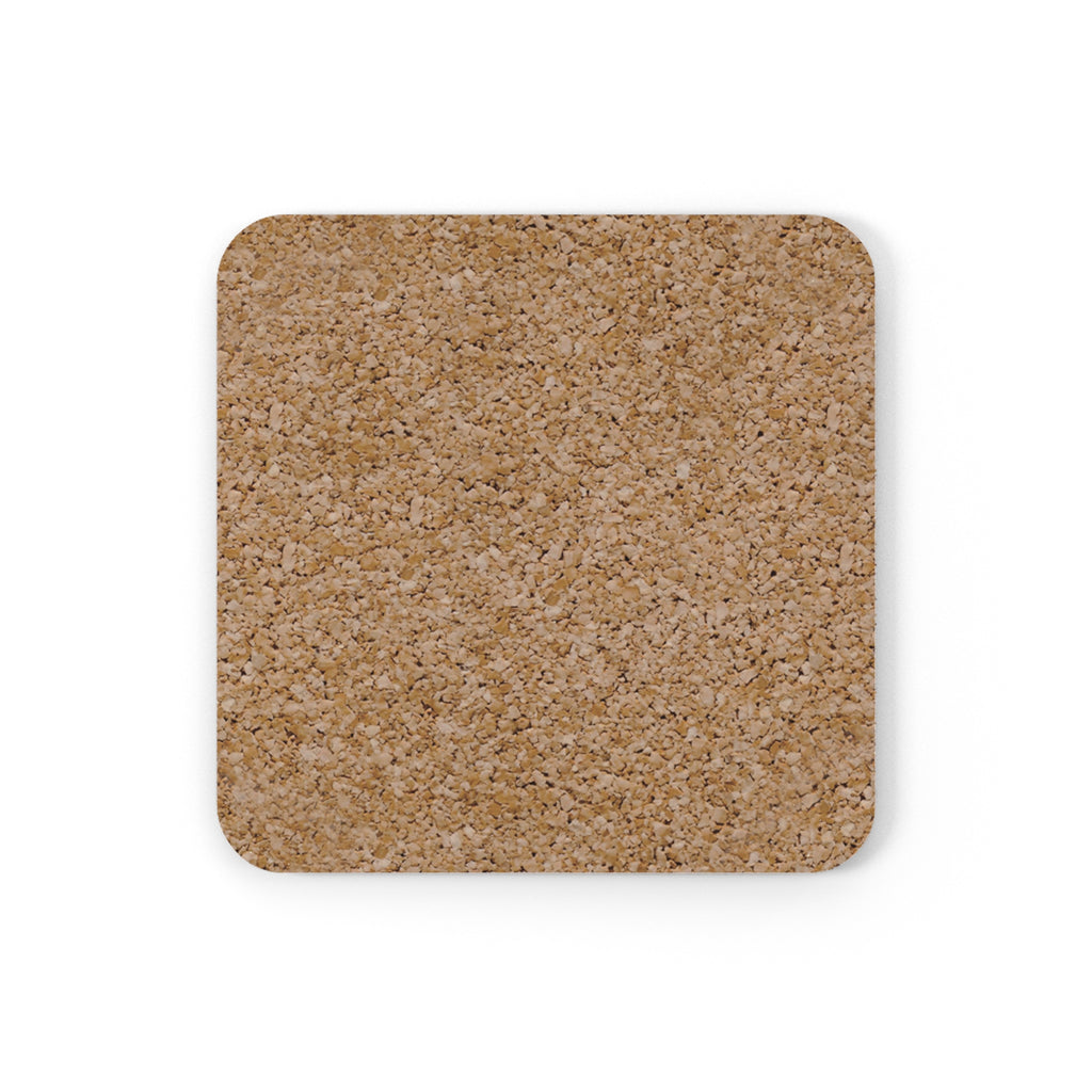 B.A.R.S. LLC Cork Back Coaster — Get Your Bars Up Meditation Drink Coaster