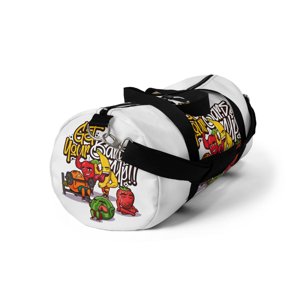 Classic White Duffel Bag — Lightweight Travel & Gym Carryall
