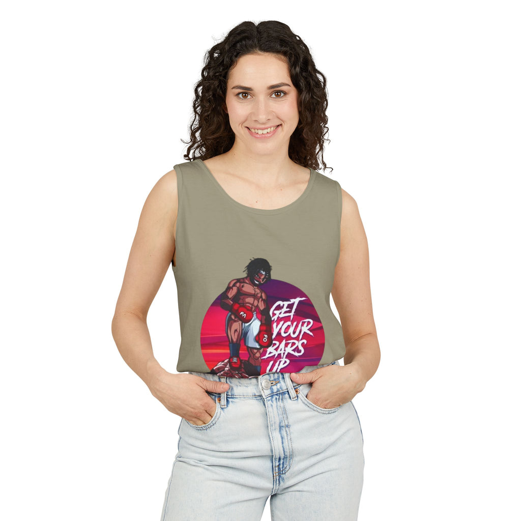Get Your Bars Up Tank Top — Motivational Boxing Fitness Tee