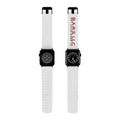 Apple Watch Band — B.A.R.S. LLC Branded Silicone Strap (White)
