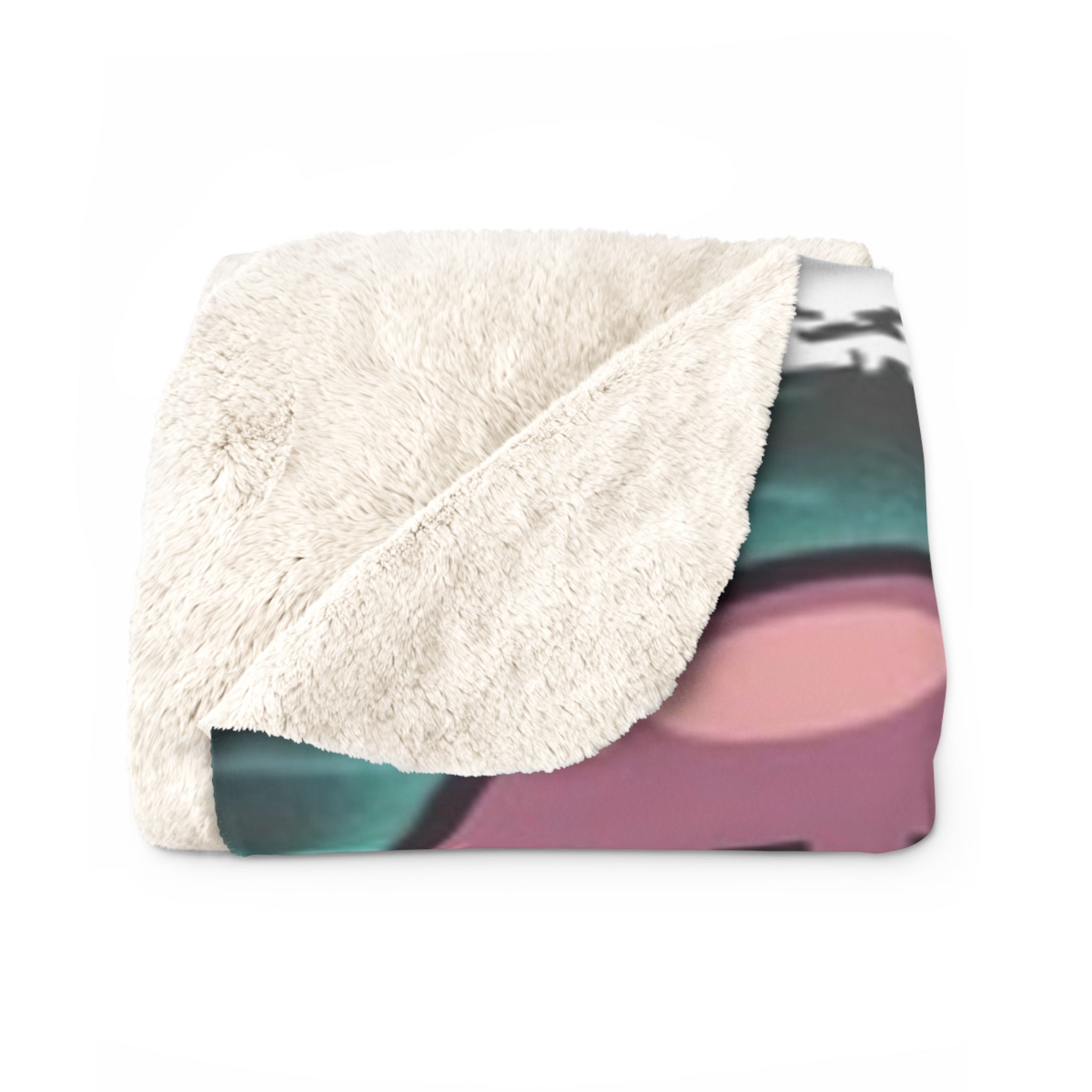 Sherpa Fleece Blanket — 'B.A.R.S.' Gym Cartoon Muscle Funny Workout Throw
