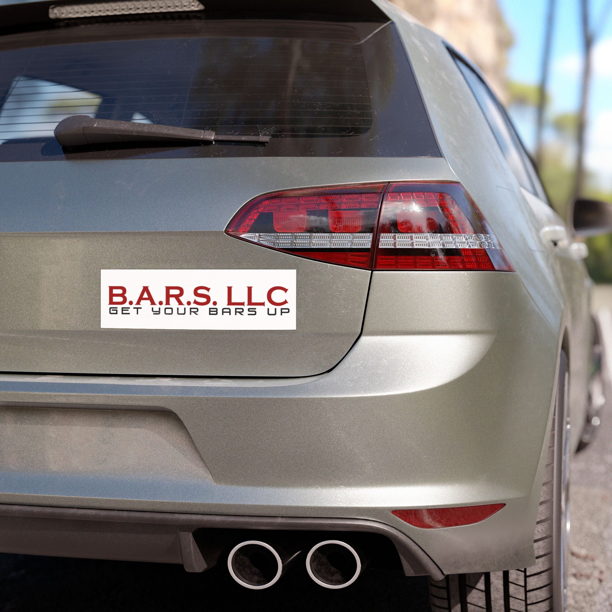 Car Magnet — B.A.R.S. LLC “Get Your Bars Up” Meditation Logo
