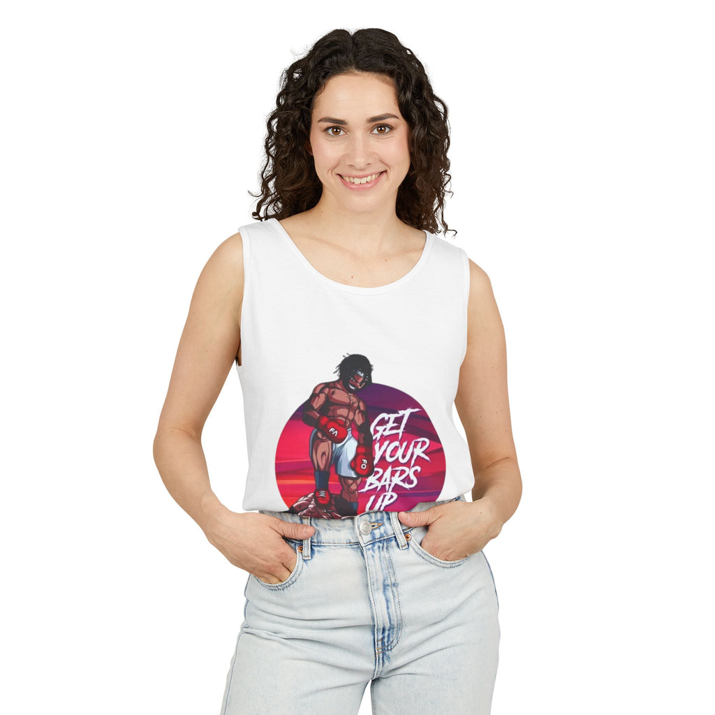 Get Your Bars Up Tank Top — Motivational Boxing Fitness Tee