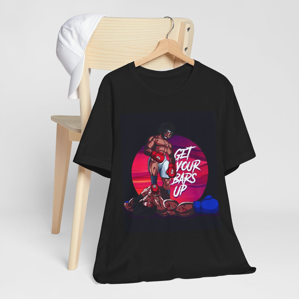 Get Your Bars Up Boxing Tee — Retro Fight Motivational T-Shirt